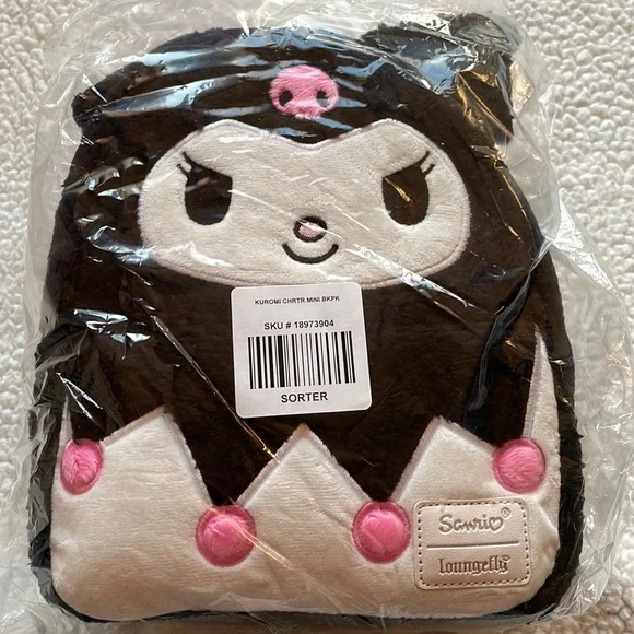 Sanrio | Bags | Loungefly Sanrio Kuromi Sherpa Mini Backpack  display picture 1